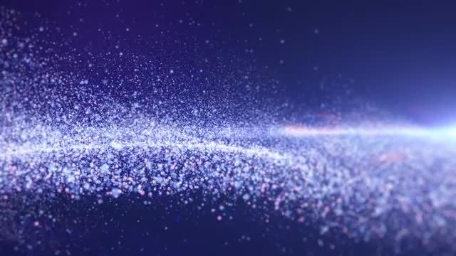 Blue Space Particles Backgrounds: Stock Motion Graphics