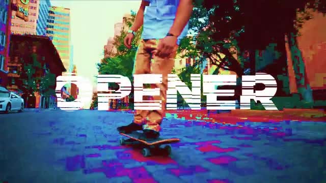 Intro Glitch Opener : Premiere Pro Templates