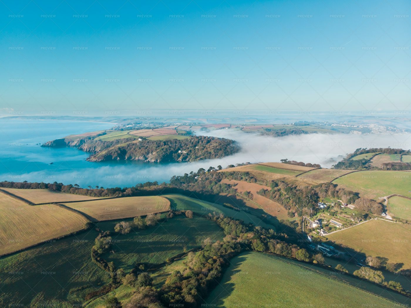 Misty Ocean Landscape: Stock Photos