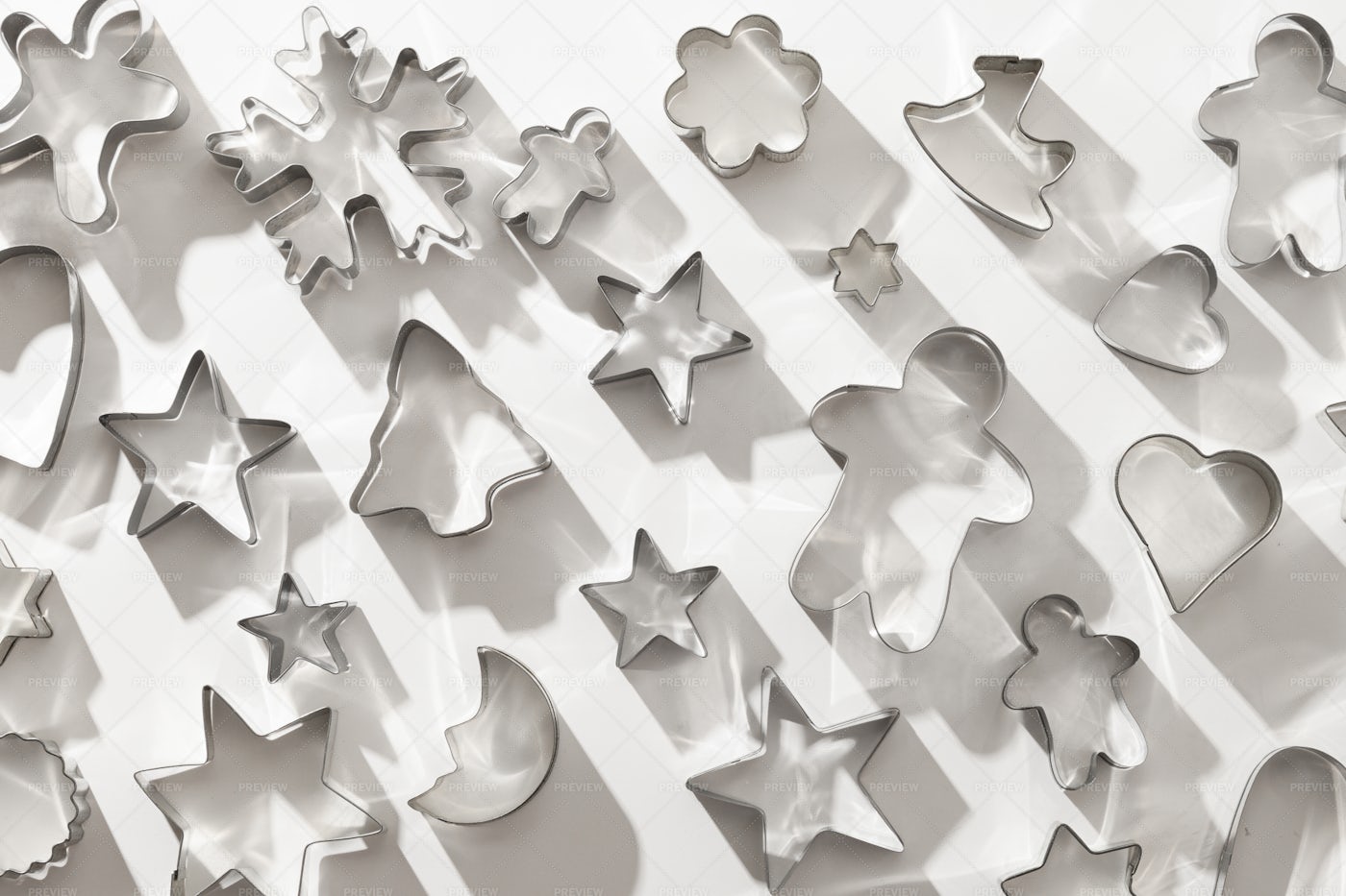 Christmas Cookie Cutters: Stock Photos