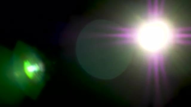 Big Lens Flare Overlay: Stock Video