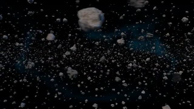 Meteorites In Space: Stock Motion Graphics