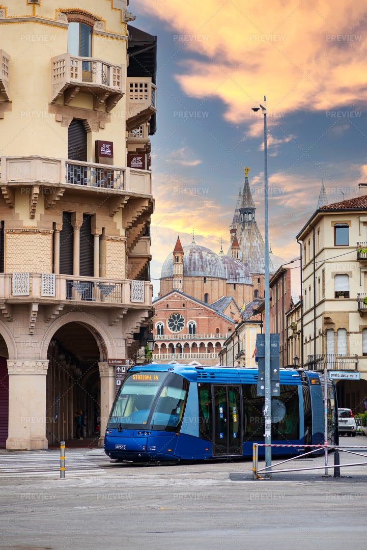Public Transportation In Padua, Italy: Stock Photos