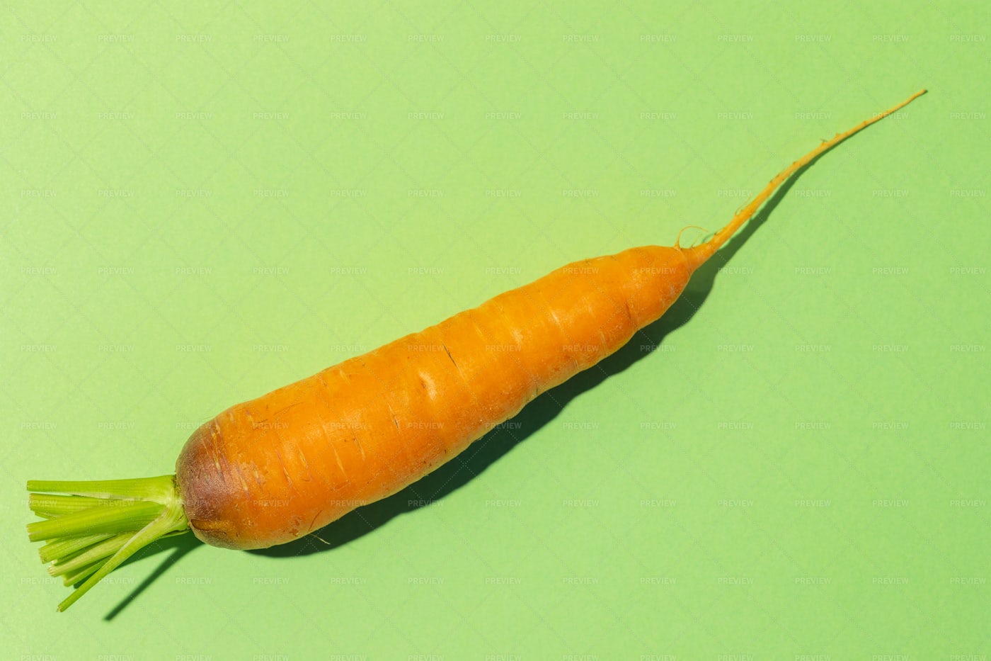 Carrot On Green: Stock Photos