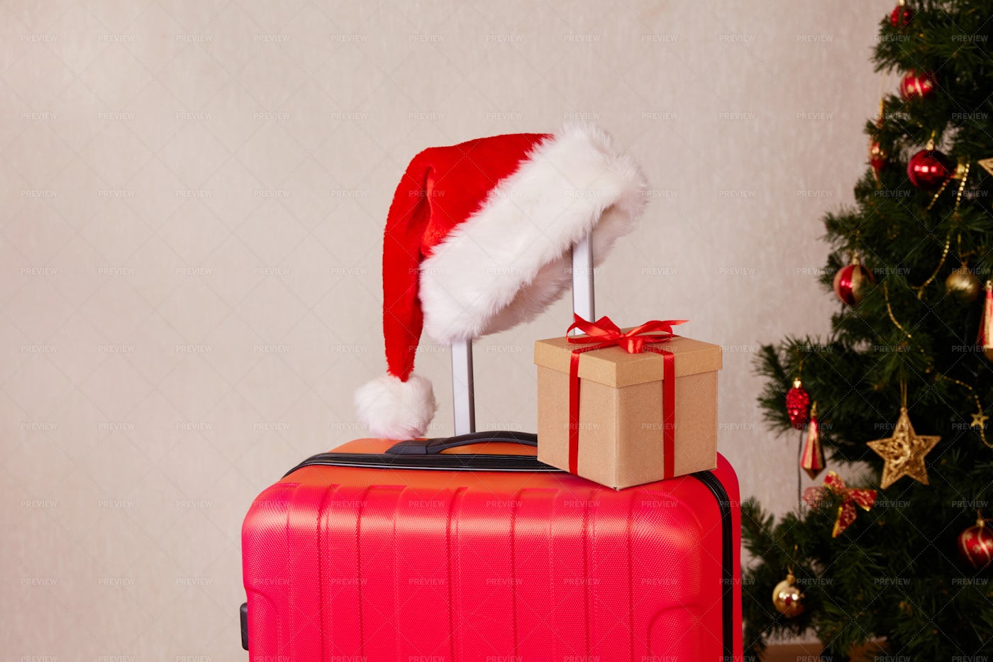 Traveling For Christmas: Stock Photos