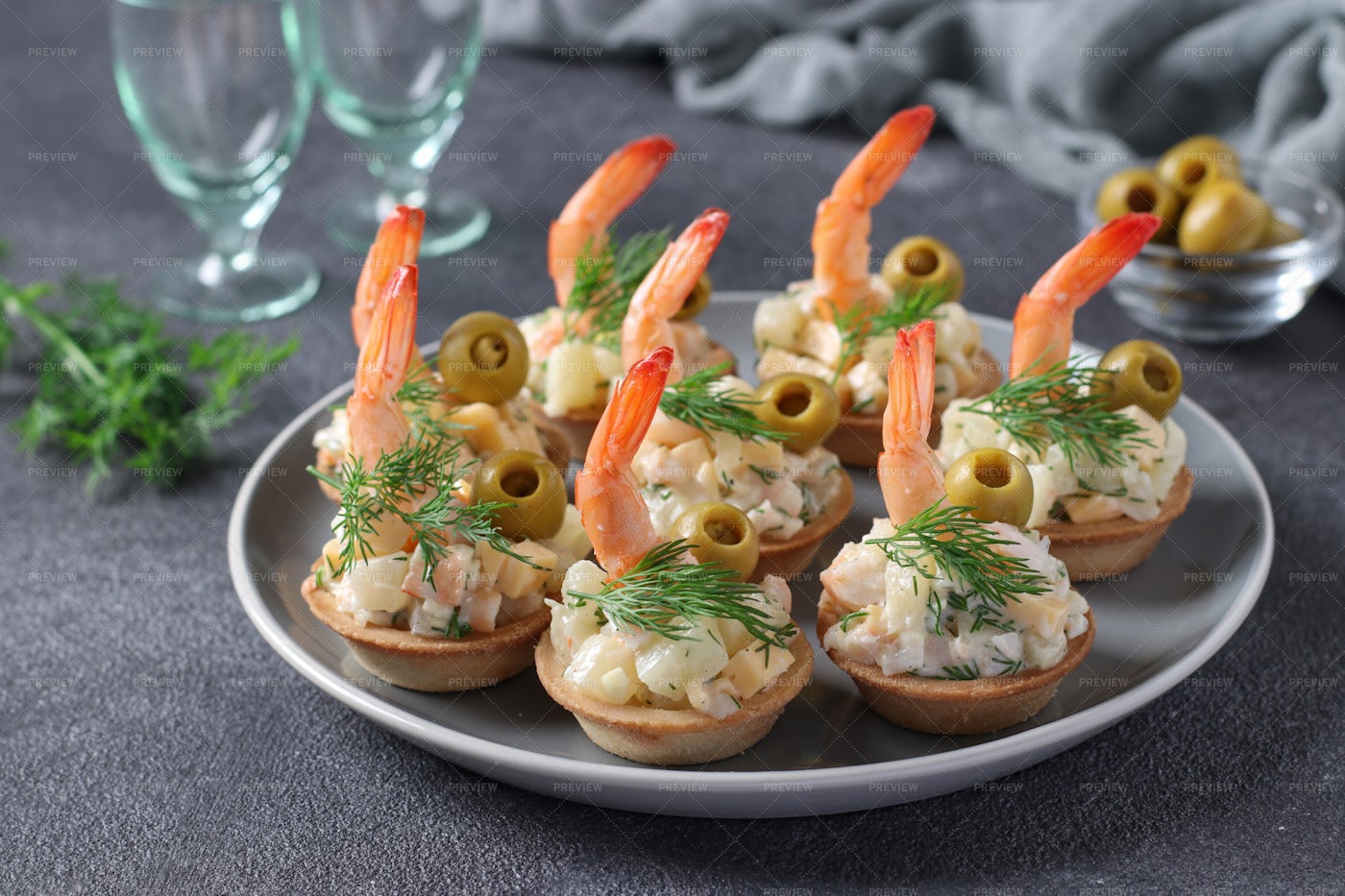 Shrimp Snack: Stock Photos