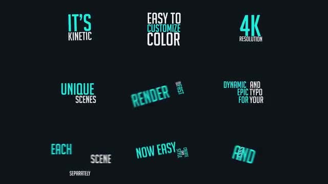 Dynamic Typography vol.1: After Effects Templates