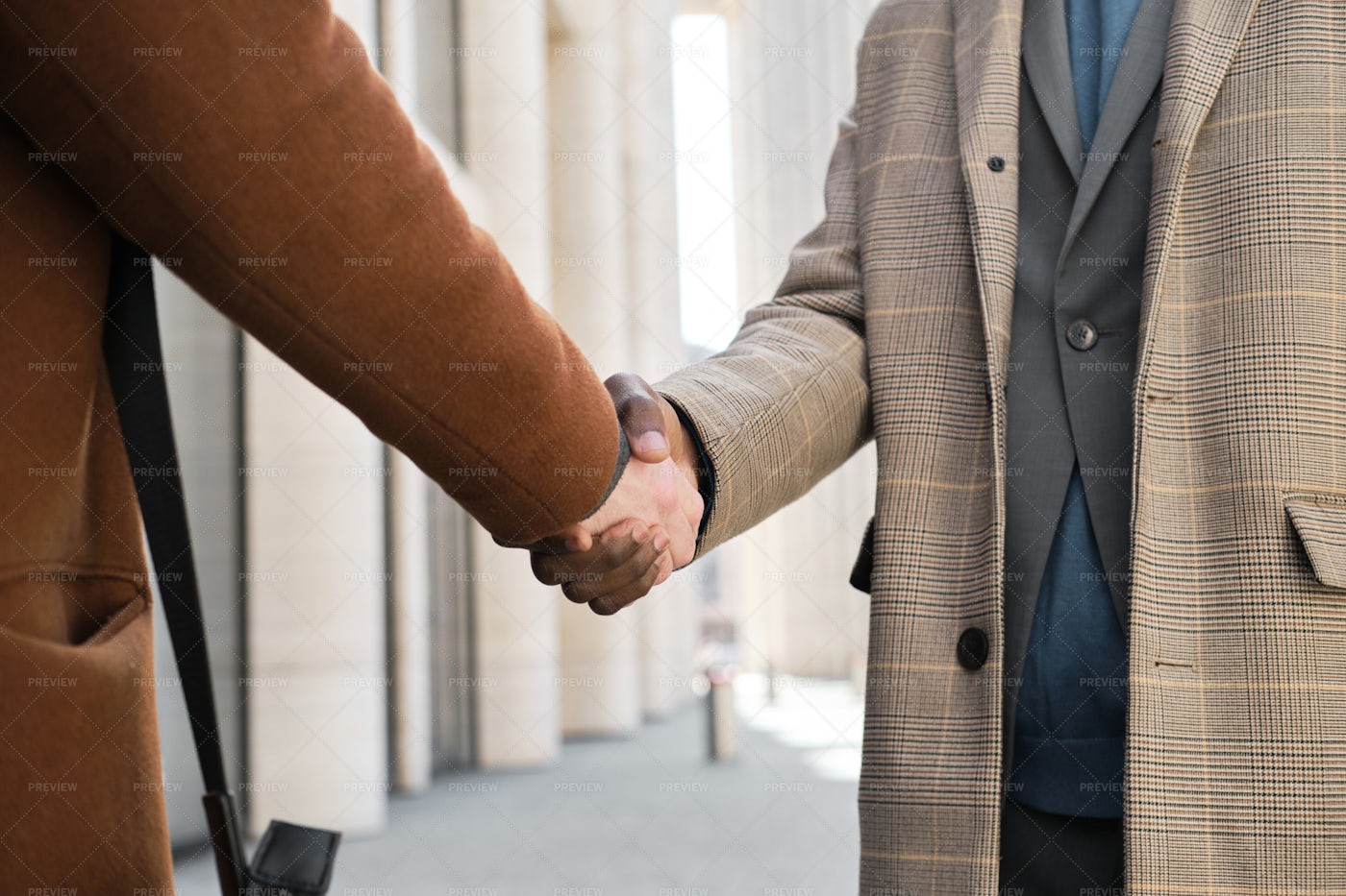 Business Handshake Outdoors: Stock Photos