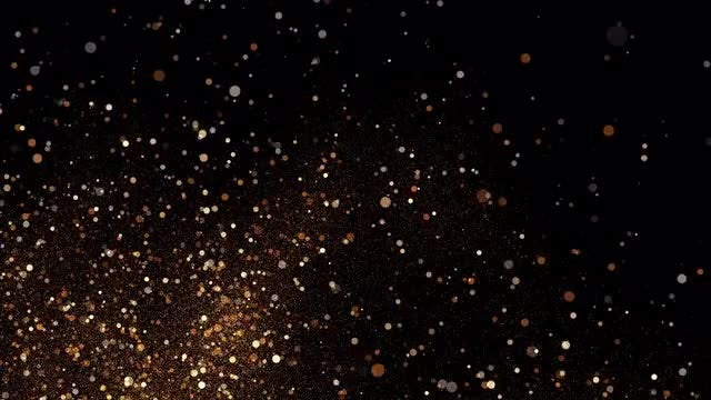 Gold-Silver Particles Rising : Stock Motion Graphics
