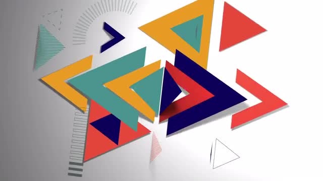 Triangles Logo: After Effects Templates