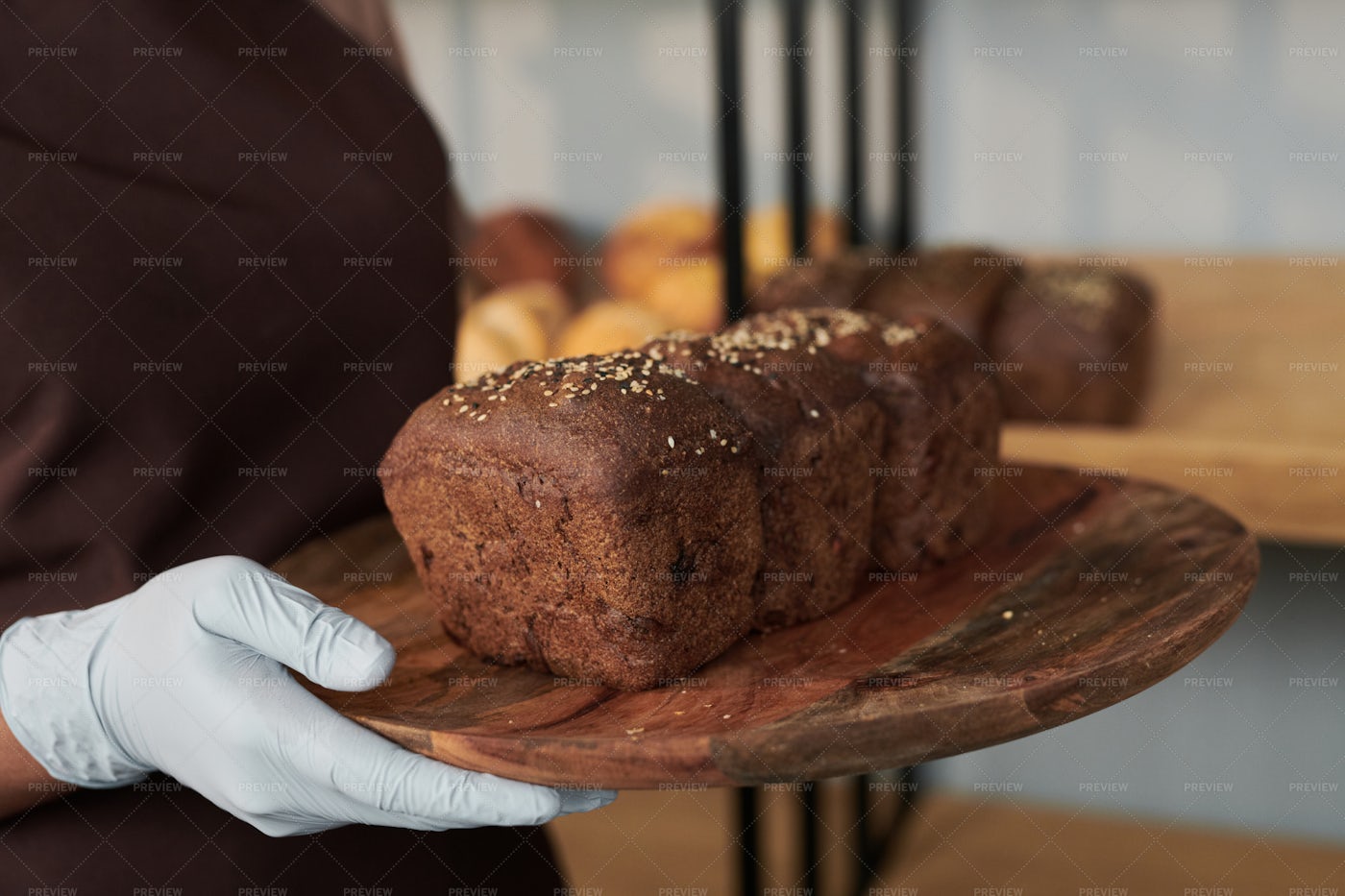 Baking Homemade Bread: Stock Photos