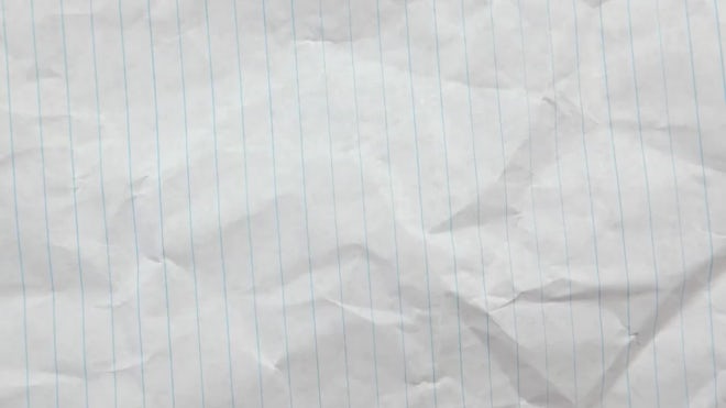 crumpled lined paper texture