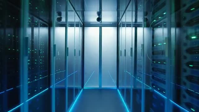 Inside A Server Room - Stock Video | Motion Array