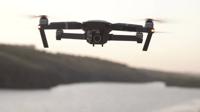 Flying Drone: Stock Video