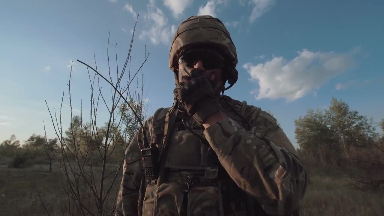 Soldier Smokes Cigarette - Stock Video | Motion Array