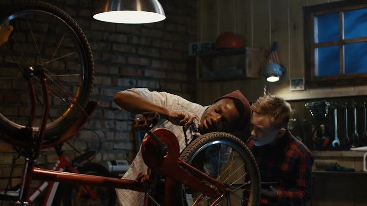 Teaching Bicycle Maintenance: Stock Video