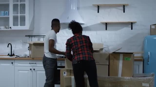 Carrying Boxes: Stock Video