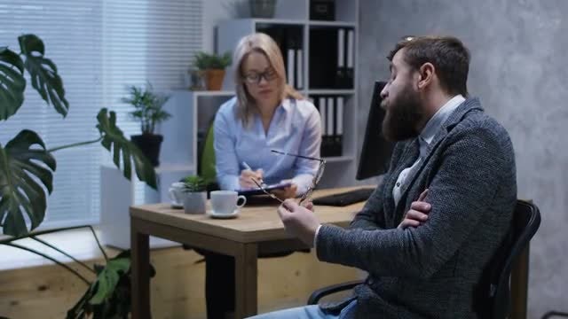 Teary-yed Man: Stock Video