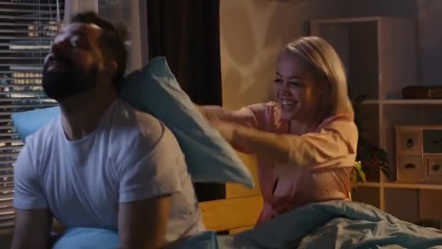 Couple Making Up After Fight: Stock Video