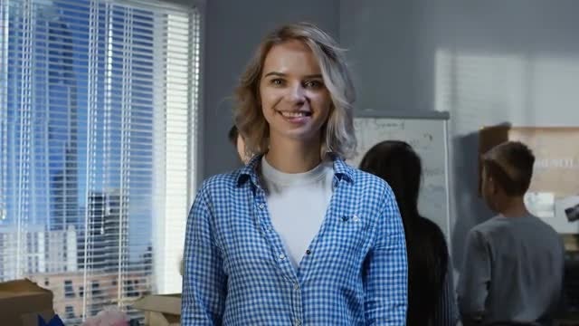 Clothing Drive Volunteer: Stock Video