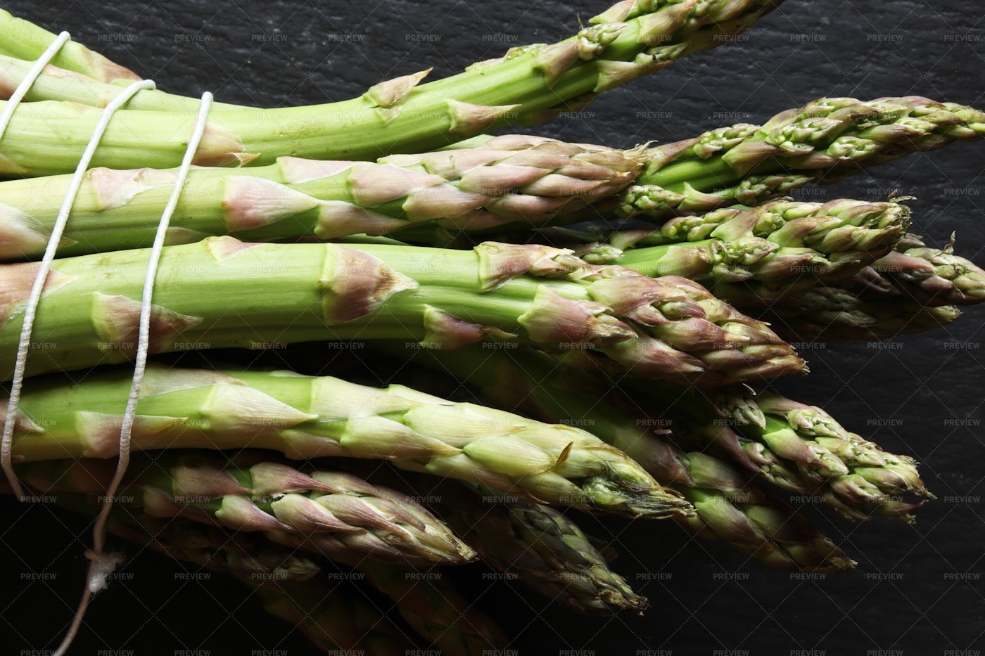 Bunch Of Green Asparagus: Stock Photos