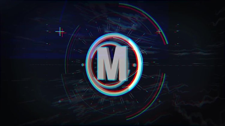 Glitch 3d Radial Logo - After Effects Templates | Motion Array