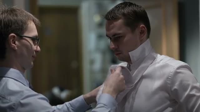 Groom's Tie: Stock Video