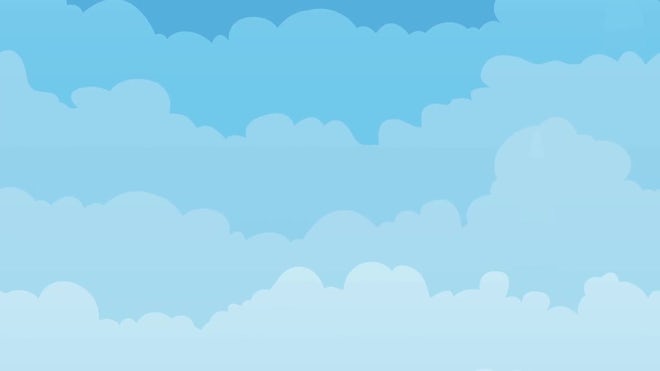 Cartoon Clouds Background Loop - Stock Motion Graphics | Motion Array
