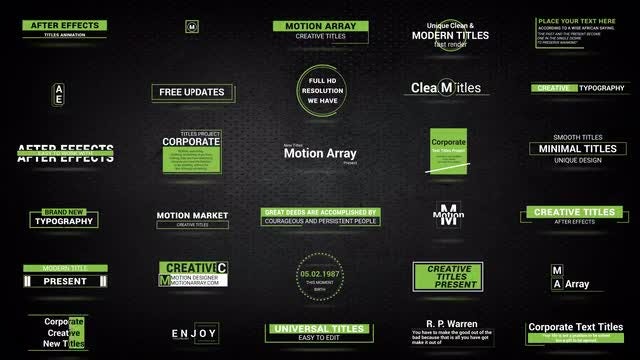 60 Lower Thirds: After Effects Templates