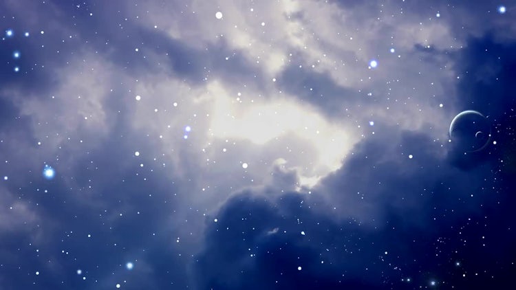 Space With Stars Zooming : Stock Motion Graphics
