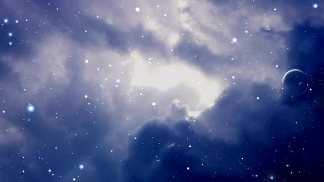 Space With Stars Zooming : Stock Motion Graphics