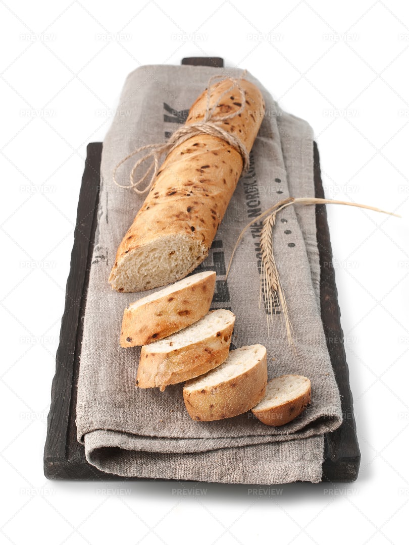 Sliced Loaf Of Bread: Stock Photos