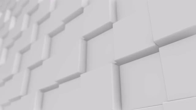 White Cube Background 4K: Stock Motion Graphics