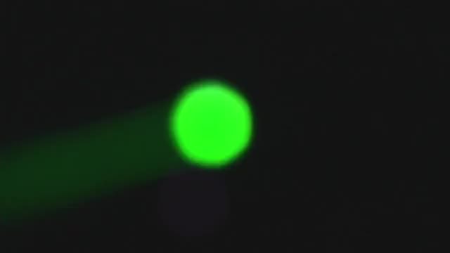 Green Disco Light Flashing: Stock Video