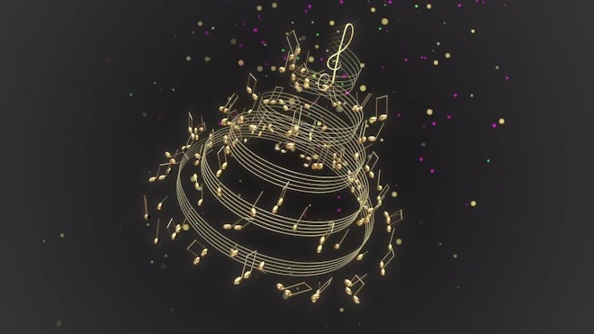 Notes Music Background - Stock Motion Graphics | Motion Array