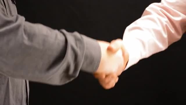 Deal Sealed Handshake: Stock Video