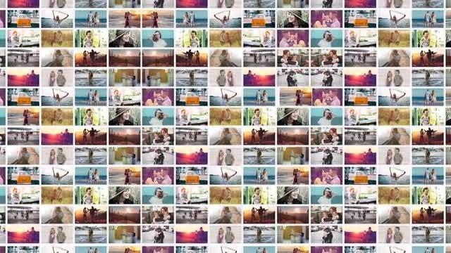Mosaic Photo Logo Reveal: After Effects Templates