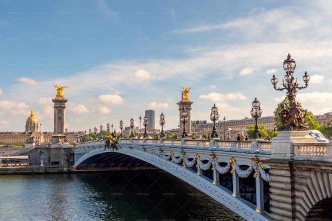 Sunny Day In Paris - Stock Photos | Motion Array