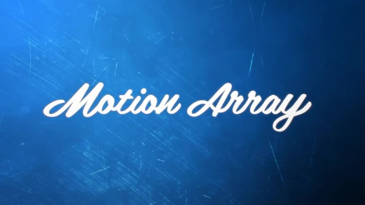Blue action Logo Reveal: After Effects Templates