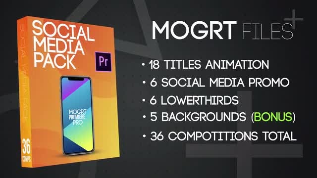 Social Media Pack: Motion Graphics Templates