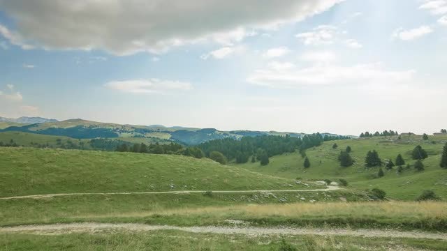 Time Lapse Of Mountainous Landscape: Stock Video