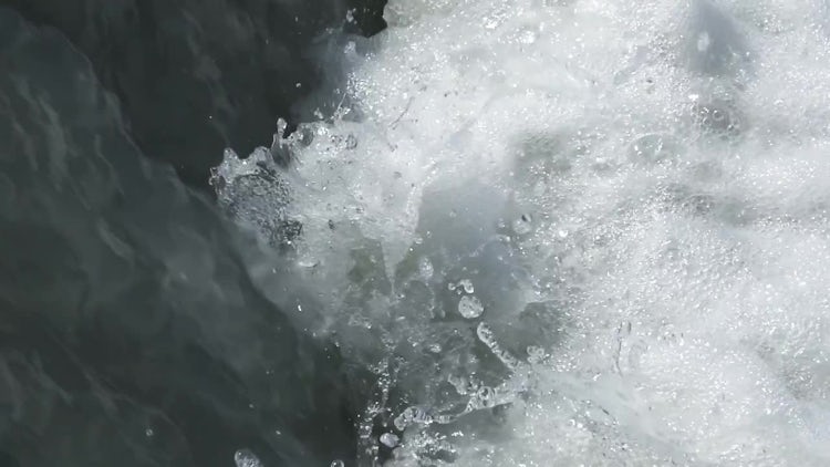 Waterfall Flowing In Slow Motion: Stock Video
