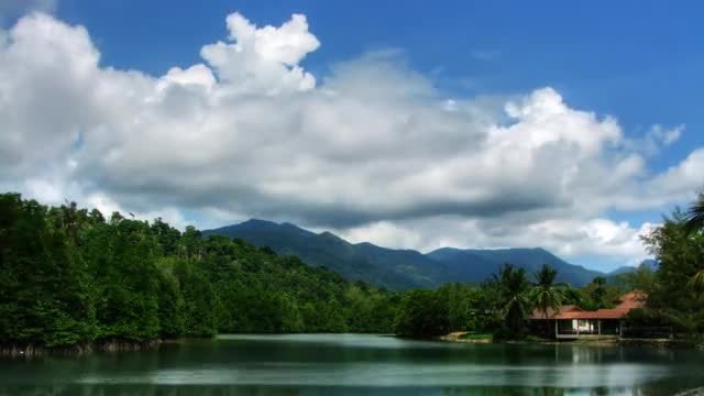 Time Lapse Of Beautiful Countryside: Stock Video