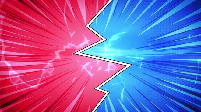 Comic Book Action Background