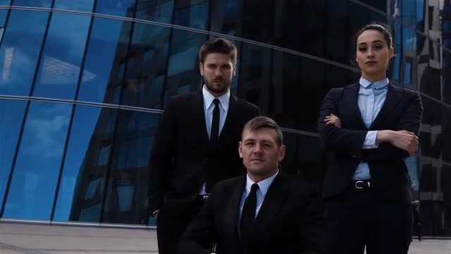 Epic Shot Of Inclusive Team: Stock Video