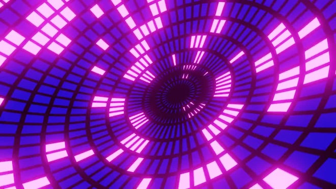 Pink Neon RIngs - Stock Motion Graphics | Motion Array