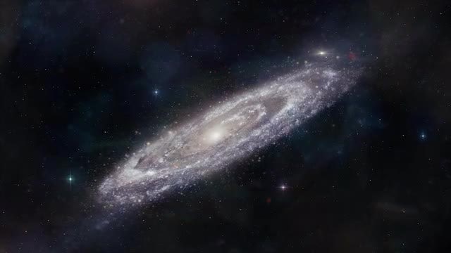 Approaching Andromeda Galaxy: Stock Motion Graphics