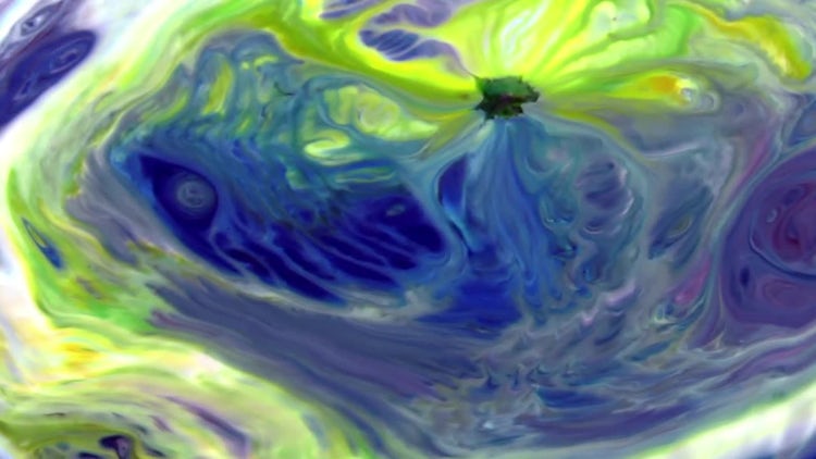 Abstract Of Colorful Ink Spreading: Stock Video