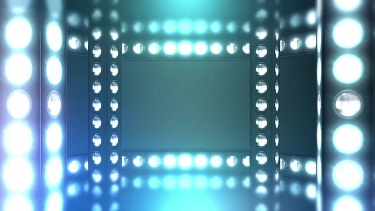 Party Lights Frame Background: Stock Motion Graphics