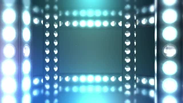 Party Lights Frame Background: Stock Motion Graphics